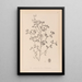 Herbier af den franske flora Pl0282 - Louis Antoine Cusin — indrammet kunstværk på væggen