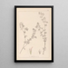 Herbier af den franske flora Pl0382 - Louis Antoine Cusin — indrammet kunstværk på væggen