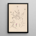 Herbier de la flore française Pl0429 - Louis Antoine Cusin — indrammet kunstværk på væggen
