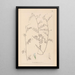 Herbier af den franske flora Pl0481 - Louis Antoine Cusin — indrammet kunstværk på væggen