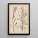Herbier de la flore française Pl1016 - Louis Antoine Cusin — indrammet kunstværk på væggen