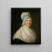 Madame Gabriel Cotte - Louis Chrétien de Heer — indrammet kunstværk på væggen
