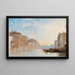 Le Grand Canal Venise - Louis Claude Mouchot — indrammet kunstværk på væggen