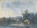 Figurer på en landevej - Louis Gabriel Moreau — visning af kunstværket