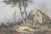 Landskab med faldefærdig gård - Louis Gabriel Moreau — visning af kunstværket