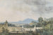 Vue Panoramique gennem en Have på Terrasse - Louis Gabriel Moreau — visning af kunstværket