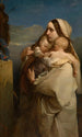La mère infortunée - Louis Gallait — visning af kunstværket