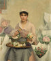 Le sælger af blomster - Louis Galliac — visning af kunstværket