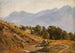Landskab med bjerglandskab fra Dorf Tirol-området - Louis Gurlitt — visning af kunstværket