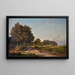 Teufelsbrück, Klein Flottbek - Louis Gurlitt — indrammet kunstværk på væggen