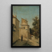 La rue du Mont-Cenis à l'angle de la rue Saint-Vincent Montmartre 18e arrondissement - Louis Hista — indrammet kunstværk på væggen