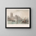 Nyt Palace of Westminster - Louis Jules Arnout — indrammet kunstværk på væggen