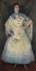 Portræt af Mademoiselle Perusina - Louis Kronberg — visning af kunstværket