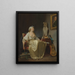 Før vasken - Louis Léopold Boilly — indrammet kunstværk på væggen