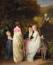 Conversation dans un parc - Louis Léopold Boilly — visning af kunstværket