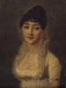 Portræt af kvinde i hvid kjole - Louis Léopold Boilly — visning af kunstværket