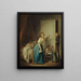 L'indiscret - Louis Léopold Boilly — indrammet kunstværk på væggen