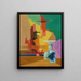 La Grande Mouche - Louis Marcoussis — indrammet kunstværk på væggen