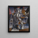 Le Musicien - Louis Marcoussis — indrammet kunstværk på væggen