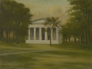 L'Ancien État de la Maison sur le Green de New Haven - Louis Martin Wool — visning af kunstværket