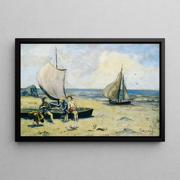 Louis Michel Eilshemius - Children on the Beach.webp