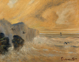 Côte rocheuse - Louis Michel Eilshemius — visning af kunstværket