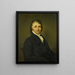 Portræt af Clemens van Demmeltraadt 1773-1841 - Louis Moritz — indrammet kunstværk på væggen