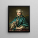Marie Angélique Petitgars Grard de Livry - Louis Tocqué — indrammet kunstværk på væggen