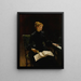La leçon de piano - Louis Tribout — indrammet kunstværk på væggen