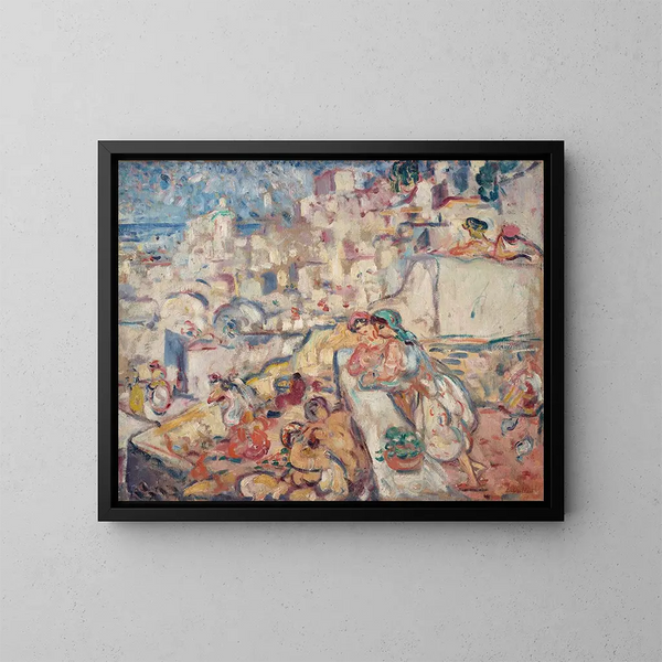 Alger, la Casbah - Louis Valtat — indrammet kunstværk på væggen