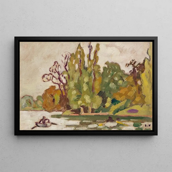 Bois de Boulogne - Louis Valtat — indrammet kunstværk på væggen
