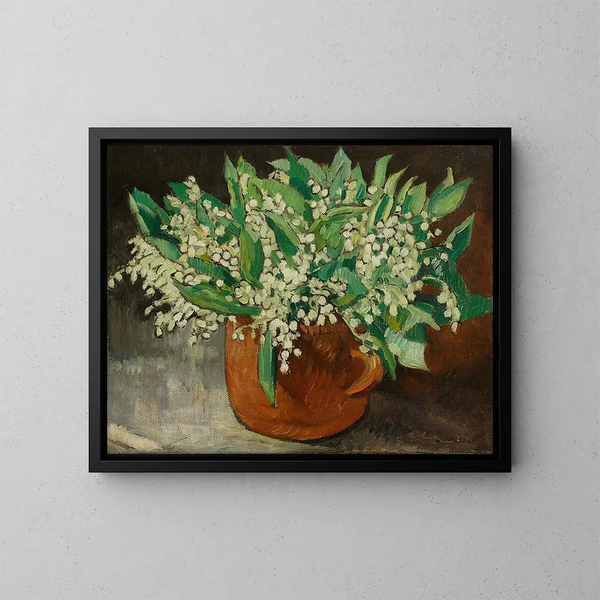 Bouquet de muguet - Louis Valtat — indrammet kunstværk på væggen