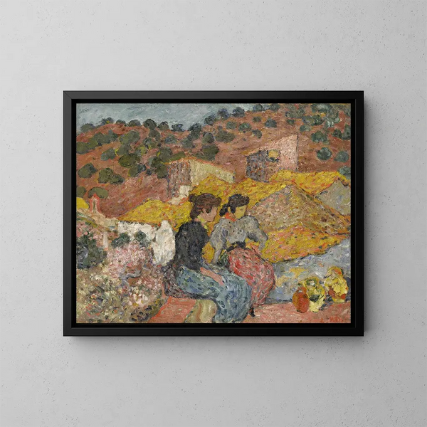 Fontaine espagnole - Louis Valtat — indrammet kunstværk på væggen