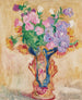 det store blomsterarrangement i porcelænsvas - Louis Valtat — visning af kunstværket