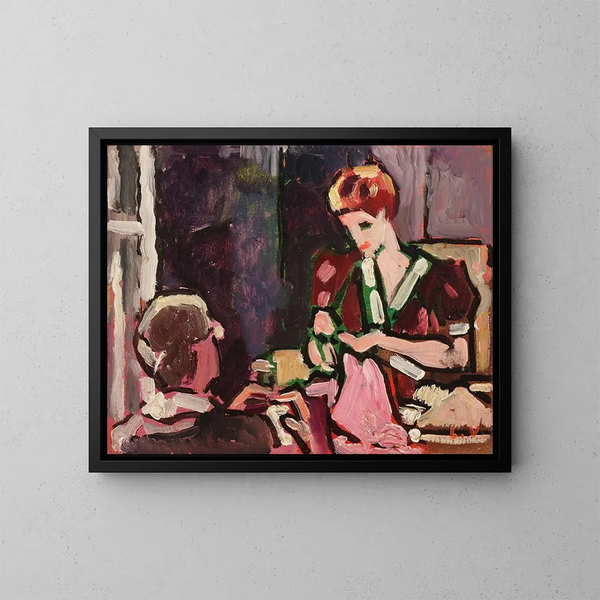 Louis Valtat — indrammet kunstværk på væggen