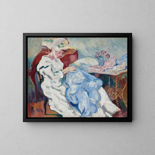 La Couture - Louis Valtat — indrammet kunstværk på væggen