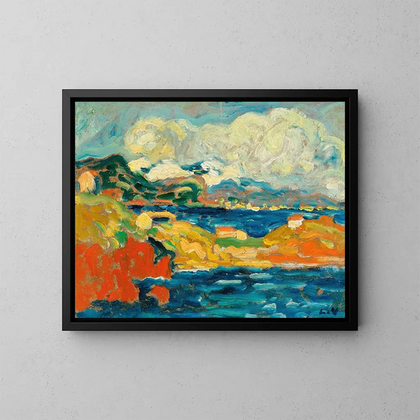 La baie d'Anthor - Louis Valtat — indrammet kunstværk på væggen