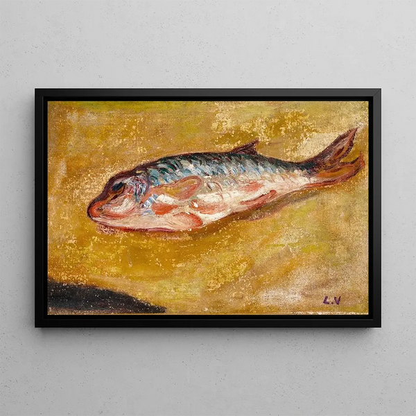 Le poisson - Louis Valtat — indrammet kunstværk på væggen