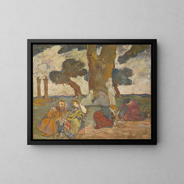 Louis Valtat - Les Chênes de Dodone | Maleri — indrammet kunstværk på væggen