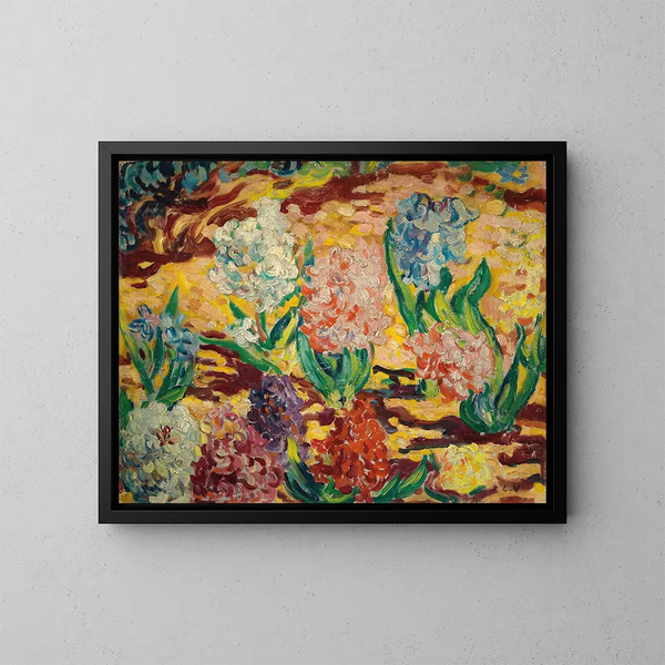 Les Jacinthes - Louis Valtat — indrammet kunstværk på væggen