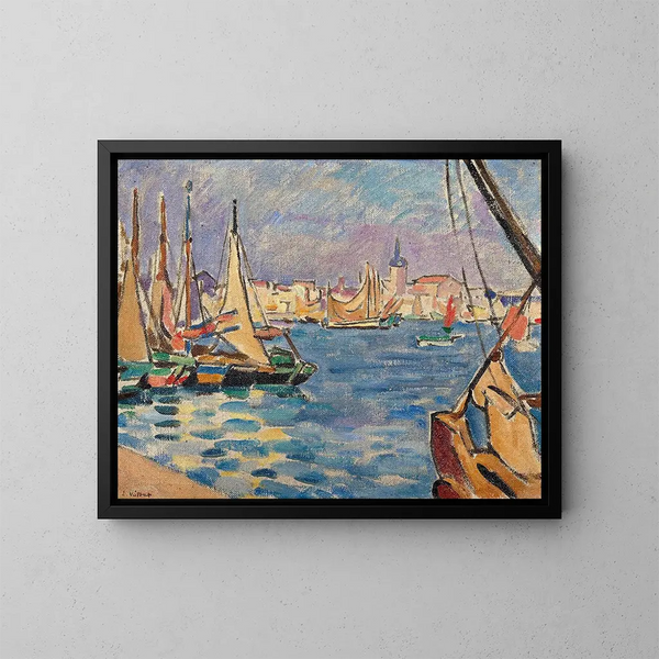 Les Sables-d'Olonne - Louis Valtat — indrammet kunstværk på væggen
