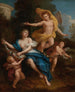 Zéphyr, der krones blomsterne - Louis de Boullogne den Yngre — visning af kunstværket
