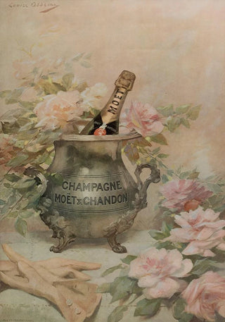 Louise Abbma - Affiche publicitaire pour Mot Chandon.webp
