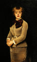 Portrait af Jeanne Samary 1857-1890 medlem af Comédie-Française - Louise Abbema — visning af kunstværket