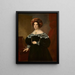 Louise-Marie-Jeanne Hersent - Louise Adélaïde Desnos — indrammet kunstværk på væggen