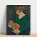 Reproduktion af maleriet Louson og Raminou - Suzanne Valadon