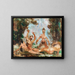 Baignade en plein air - Lovis Corinth — indrammet kunstværk på væggen