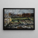 Vue depuis l'atelier munichois - Lovis Corinth — indrammet kunstværk på væggen