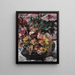 blomster i en bronze spand - Lovis Corinth — indrammet kunstværk på væggen