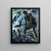 Caïn - Lovis Corinth — indrammet kunstværk på væggen